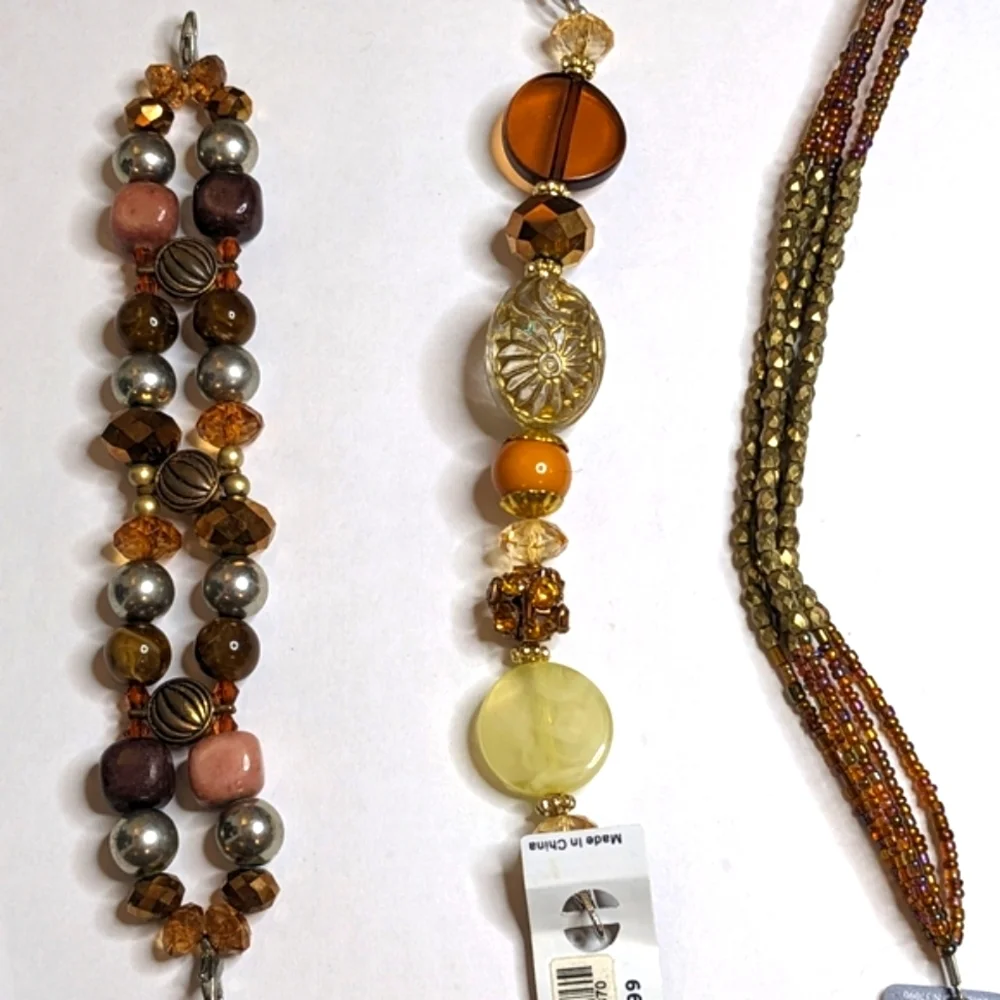 Vintage 3 Swap & Geneva Watches with 24‎ Interchangeable  Fashion Watch Bands